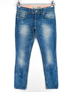 LITTLE BIG LTB Blue Tapered Leg Jeans Size W27 L32 - Picture 1 of 10