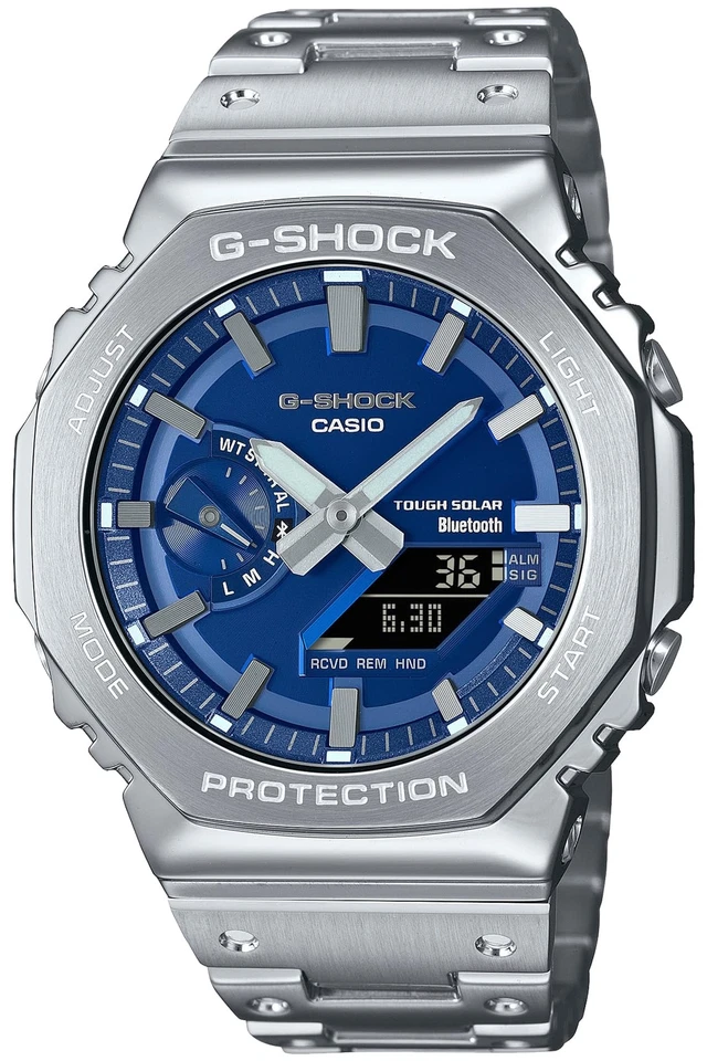 CASIO G-SHOCK GM-B2100AD-2AJF Blue Full Metal Analog Digital Men's Watch F/S