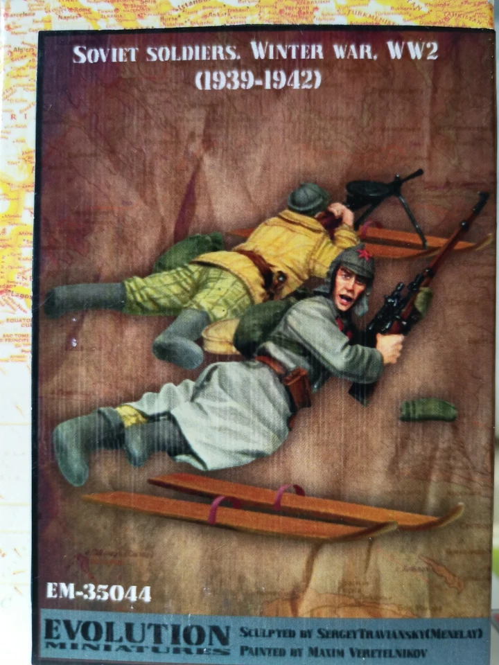 MODELLISMO - Soviet Soldier winter war WWII 1939-42 - EVOLUTION Scala 1/35 - Immagine 1 di 1