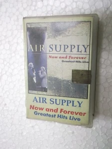 AIR SUPPLY NOW AND FOREVER GREATEST HITS LIVE 1996 RARE CASSETTE TAPE INDIA - Picture 1 of 4
