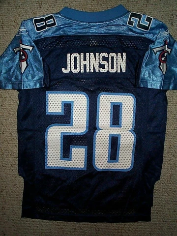 REEBOK Tennessee Titans CHRIS JOHNSON nfl Jersey YOUTH KIDS BOYS (s-sm-small) Cover