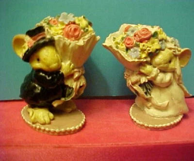 Tarta de boda RATONES CANDELABROS novia y novio Foto 1 de 3