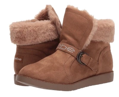 NUEVAS BOTAS DE PIEL SINTÉTICA CON LOGO LEYNA BEBE ESTRÁS TALLA 7 Foto 1 de 4