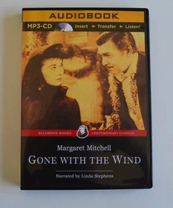 Gone With the Wind - Margaret Mitchell - Unabridged Audiobook - 4 x MP3CD's - Picture 1 of 2