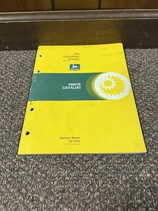 Genuine John Deere 140 Hydro Lawn Garden Tractor Mower Parts Catalog Manual - Picture 1 of 4