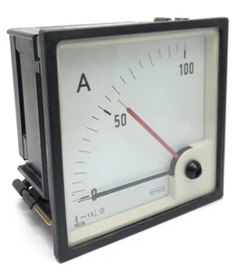 Crompton 0-100Amp Meter E244-02A-G-LS-PK-C7-ER 96x96mm - Picture 1 of 8