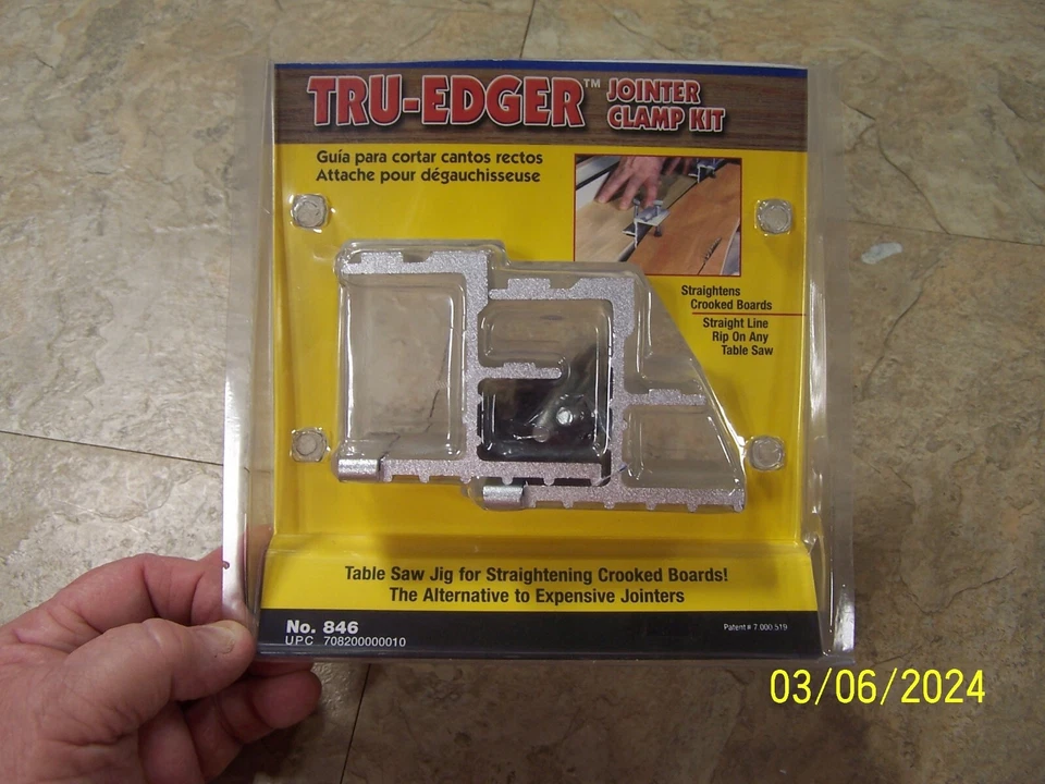 General Tools 846 E-Z Pro True-Edger Jointer Clamp Kit - NEW, FAST SHIPPING - Image 1 of 1