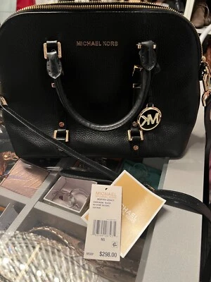 Bolso Michael Kors Bedford Legacy negro ligeramente usado durante 1 semana, con etiquetas Foto 1 de 4
