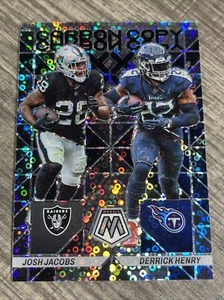 2023 Mosaik, No Huddle, Josh Jacobs, Derrick Henry, Disco Prizm, #CC-9 - Bild 1 von 6