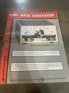 Archer Project Board Time Base Generator Catalog 277-115 Instruction Manual - Picture 1 of 3