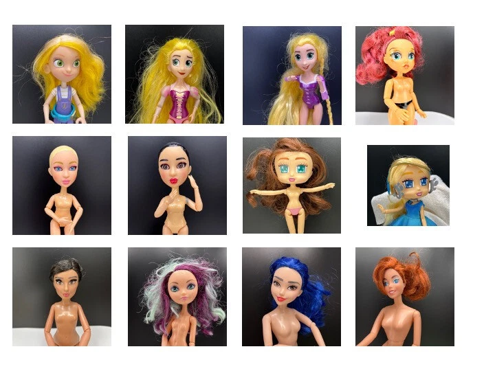 芭比迪士尼铰接重绘替换件独一无二地选择组合发货! — 第 1/1 张图片