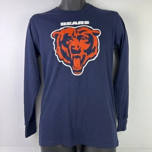 Majestic Chicago Bears NFL Licensed Long Sleeved Graphic T-Shirt Mens S - Picture 1 of 6