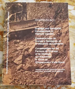DRAINAGE & GEOLOGICAL CONSIDERATONS HIGHWAY LOCATION Comp 2 Transportation 333pg - Imagen 1 de 1