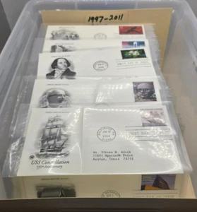 PREMIUM ALL ADDRESSED US FDC COLLECTON FIRST DAY COVER LOT of 420 1997-2011 NR! - Picture 1 of 3