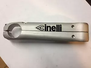 New-Old-Stock Cinelli Sesamo Stem;Silver w/Black Decals (120mm);1";26.0 Clamp - Picture 1 of 3
