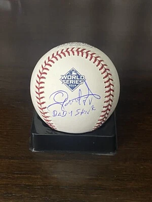 GERARDO PARRA Firmado Autografiado Serie Mundial 2019 Béisbol “BABY SHARK” JSA Foto 1 de 3