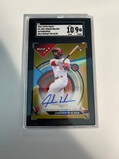 2023 Topps Finest Jordan Walker Gold Refractor Auto 20/50-GM 10 Auto-9 Mint