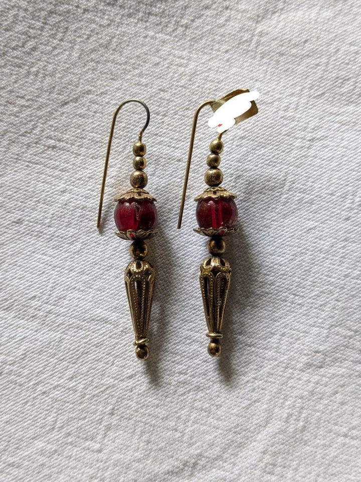 orecchini in argento dorato - Immagine 1 di 1