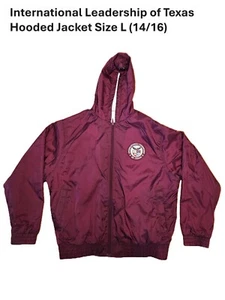 International Leadership of Texas ILTexas ~ Hooded Jacket Size Youth Large 14/16 - Picture 1 of 9