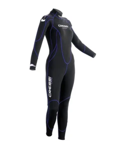 Cressi Women's Maya 2.5mm Back zip Neoprene Full Wetsuit - Picture 1 of 5