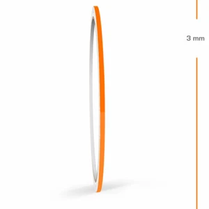 Zierstreifen 3mm 10 Meter Neon Orange Fluoreszierend Glänzend Glanz Auto Boot - Bild 1 von 5