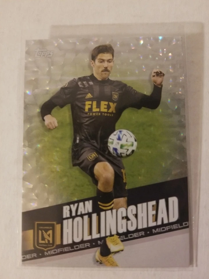 2022 Topps MLS Icy White Foil Soccer Card - #30 Ryan Hollingshead  - LAFC - Image 1 of 2