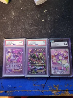 Graded Pokémon Card Set - sceptile, hoopa , exeggcute  - Image 1 of 2