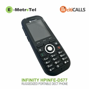 Infinity D577 UCX DECT VoIP IP RUGGED Shock Proof Handset 2" LCD 17Hr Talk Time - Picture 1 of 4