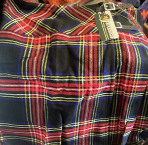New With Tags Tartanista Kilt Skirt Size 24 Xxl - Picture 1 of 4