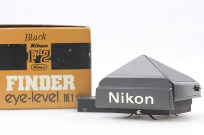 BOXED [Unused] Nikon DE-1 Eye Level Black Prism Finder for F2 From JAPAN - Image 1 of 4