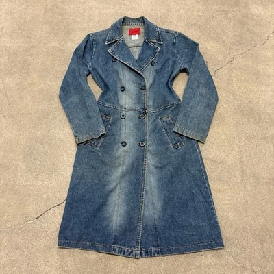 Chaqueta de mezclilla estilo Penny Lane abotonada vintage Relexe Jeans años 90 Y2K talla M Foto 1 de 4