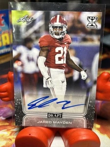 2020 Leaf Draft Jared Mayden #BA-JM3 RC Auto Buffalo Bills Autographed Signed - Picture 1 of 3