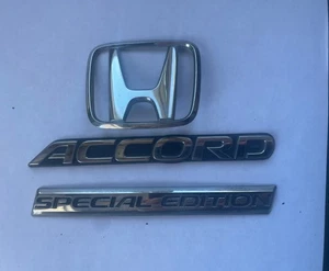 1985-1997 Honda Accord Special Edition Emblem Logo Letter  Trunk Lid Rear OEM - Picture 1 of 3