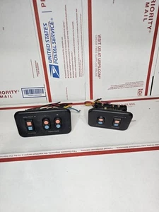 Juego de interruptores de ventana eléctrica maestra izquierda derecha camioneta Ford Bronco F150 F250 87-91 - Imagen 1 de 8