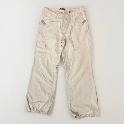 EDDIE BAUER Sport Pants Chinos Womans 14 Hiking Cargo Drawstring Waist Ankle - Image 1 of 4