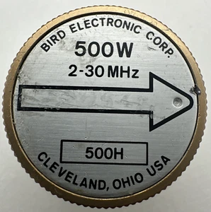 Bird 43 Thruline WattMeter Element 500W 500H 2-30MHz - Zdjęcie 1 z 3