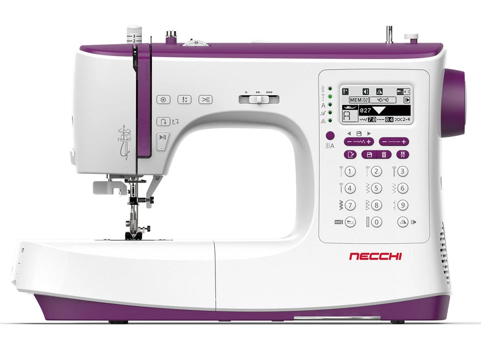 Máquina de Coser Necchi Electrónica NC204D Mesa Acolchar 439 Programas - Imagen 1 de 1
