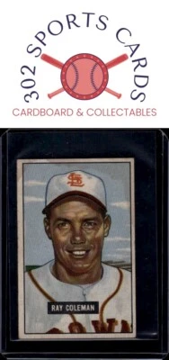 1951 Bowman #136 Ray Coleman - Image 1 of 2