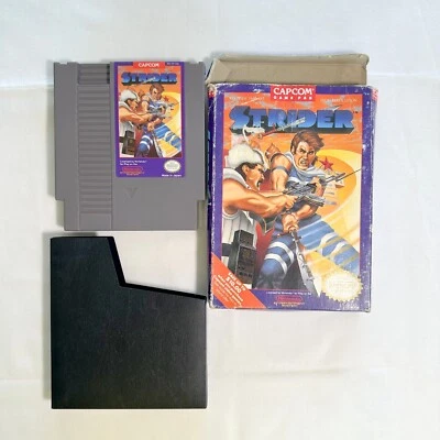 Strider (Nintendo NES, 1989) NES - Box & Game Cart ONLY - TESTED & WORKING - Image 1 of 4
