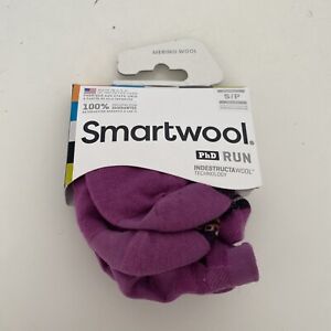 NWT Smartwool PhD Run Ultra Light Striped Micro - Women's Meadow Mauve Size S