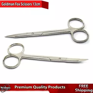 Goldman Fox Scissors Operating Scissor Tissue Suturing Fine Point Stainless - Picture 1 of 4