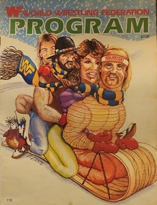 WWF-Programm 119 Hulk Hogan Wendi Richter 1984 Bloomington Minnesota Aufstellkarte - Bild 1 von 16