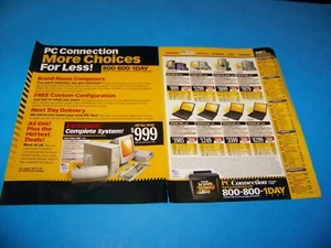 PC Connection Print Ad from Magazine Vintage 1998 "Vintage Computer Ad" - Picture 1 of 2