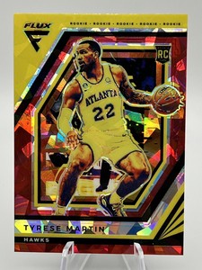 TYRESE MARTIN RC 2022-23 Panini FLUX - RED CRACKED ICE PRIZM ROOKIE #204