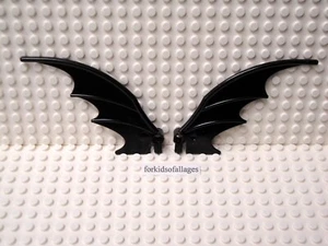 2 Lego Batman Batmobile Wings - Parts from #7781 Two Face's Escape Batwings - Picture 1 of 2