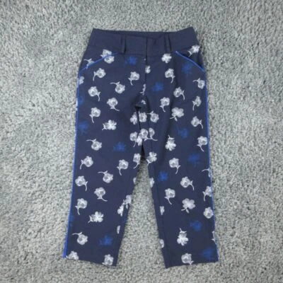 Pantalones Callaway Mujer 4 Azul Floral Opti-Dri Capri 28x21* Foto 1 de 4