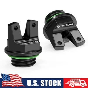 For Honda TRX450ER TRX450R TRX450ER/R Oil Filler Cover Cap #15611-KA4-710 2-Pack - Imagen 1 de 10