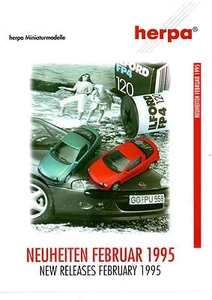 Feuillet Herpa Neuheiten Februar 1995 - Foto 1 di 1