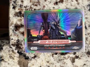 2024 STAR WARS HYPERSPACE JUMP TO HYPERSPACE CARD BOBA FETTS STARSHIP #JH-4 CASE - Picture 1 of 1