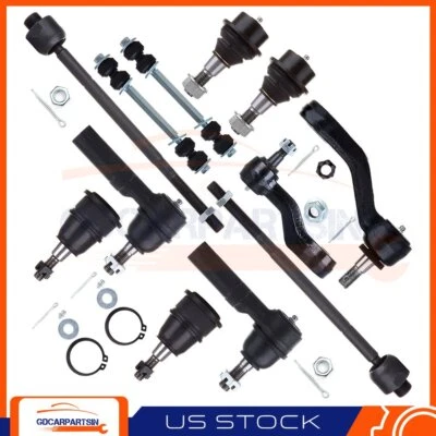 Set Of 12 Ball Joints Tie Rod Ends Idler Arm Fits For 2003-2005 GMC Savana 2500 - Изображение 1 из 4